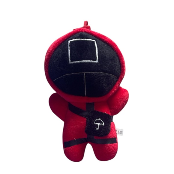 Other - Squid Game Red and Black Plush Keychain